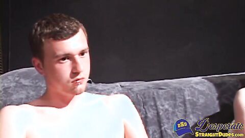 Nasty bukkake scene with straight buddies Cory Woodall and Adrian