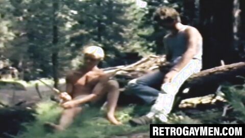 Vintage cocksucker services friends then gets fucked