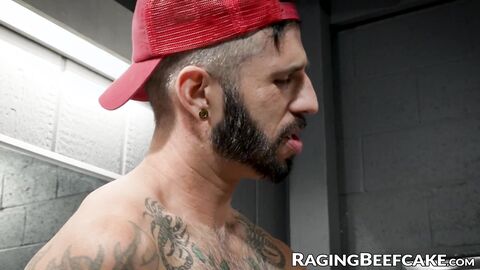 Cole Connor joins Beau Butler and Romeo in a filthy toilet threesome