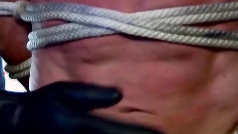 Derek Pain loves pleasure as tormentor rubs his cock