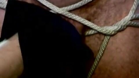 Derek Pain loves pleasure as tormentor rubs his cock