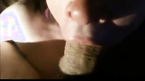 Big-cock Daddy Gets a Deep Blowjob from Amateur Crossdresser