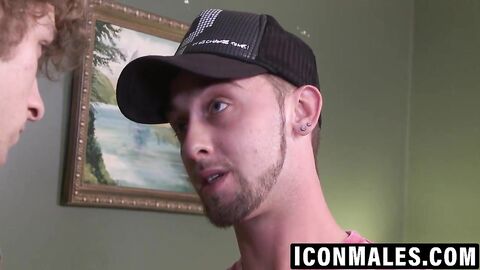 Calvin Banks explores his sexuality with dominant studs