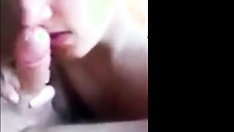 Daddy gives twink his first blowjob