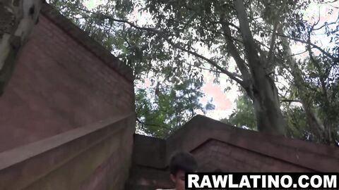 Young Latino speared deep on twinks thick bare cock