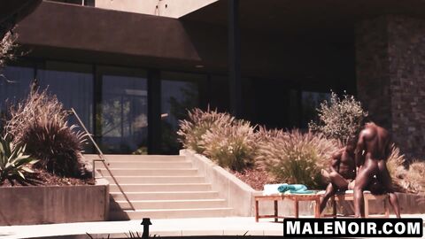 MaleNoir.com - Adrian and two black dudes have fun with intense anal