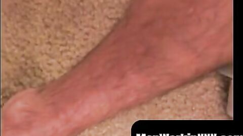 MenWorkinXXX.com - Fit amateur with sexy tattoos and monster cock masturbates vigorou