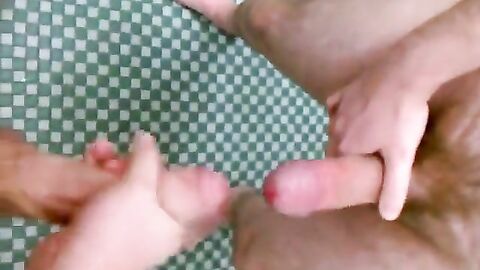 School Bathroom Masturbation Ends in Double Cumshot