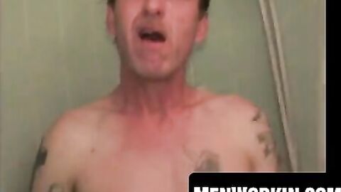 Bearded seniors suck dick then blast a hot facial