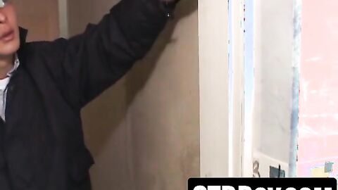 Horny construction twinks pound ass and blow loads