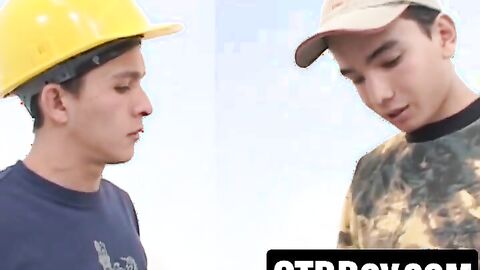 Latino twink rides dick like a pro and blasts cum