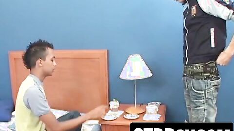 Amateur twinks beg for rough anal and hot cumshots