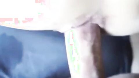 Creaming a Gaping Crossdresser's Hole