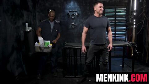 Micah Martinezs teasing ends with huge dildo up his greedy hole