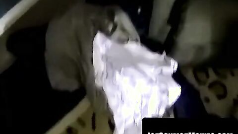 Twink butt slut jerks neglected dick in public restroom