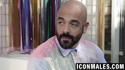 Hairy dad lusts after twinks' tight holes and hard cocks