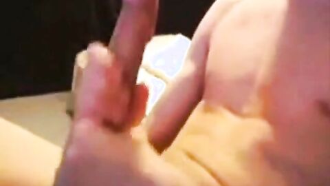 Skinny Twink Strokes His Big Cock Solo