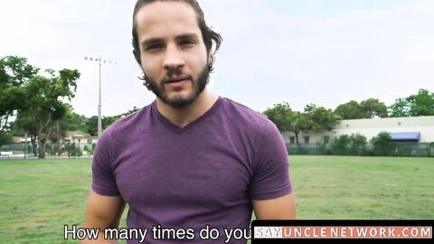 SayUncleNetwork.com - Latino athlete turned gay after bareback fucking and facia