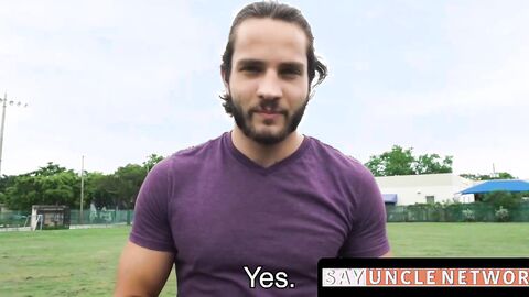 SayUncleNetwork.com - Latino athlete turned gay after bareback fucking and facia