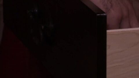 Athletic jock slobbers over his best friend's stiff cock