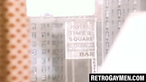 Sucks cock then takes it deep in his tight butthole