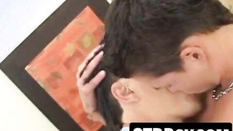 Muscular guy breeds his smaller twink boyfriend raw