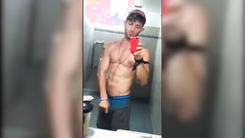 Muscle Stud Strips Outdoors, Hoping to Get Caught