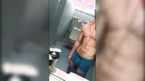 Muscle Stud Strips Outdoors, Hoping to Get Caught