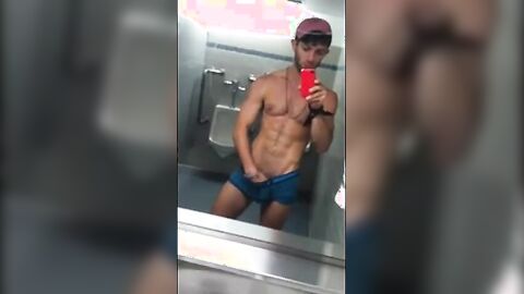 Muscle Stud Strips Outdoors, Hoping to Get Caught