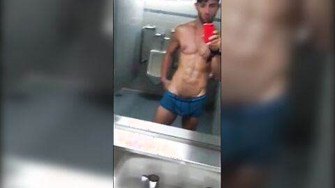 Muscle Stud Strips Outdoors, Hoping to Get Caught