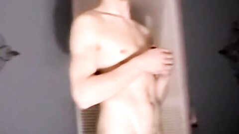 JoeSchmoeXXX.com - Skinny young gay amateur jacks off his cock to satisfying climax