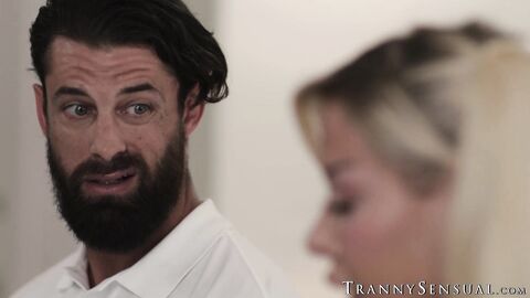 Big boobed shemale Brittney Kade aroused my dick so it will be ready to fuck