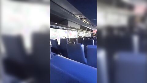 Public Bus Jerk: Close-up Cum Shot