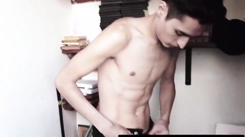 First timer straight Latino speared by thick hairy cock