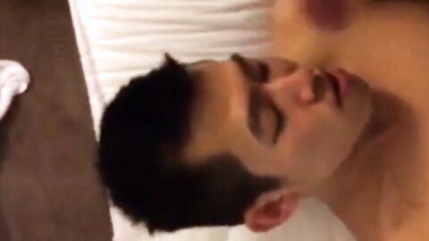 Asian Twink Sucks & Gets Fingered