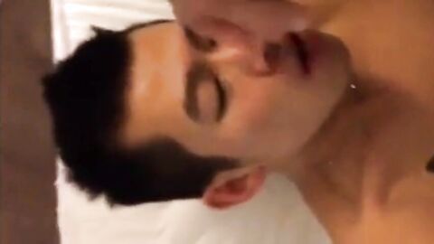 Asian Twink Sucks & Gets Fingered