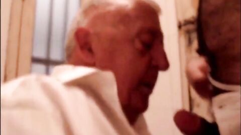 Grandpa's Sweet Candy Blowjob