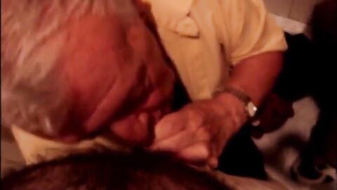 Grandpa's Sweet Candy Blowjob