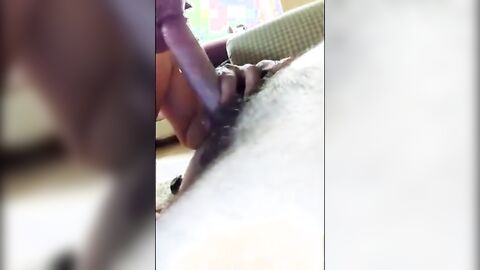 Skinny Twink Slut Sucks Daddy's Cock