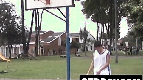 Young twinks throat and fuck after working out hard