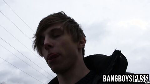 Broke guy gets cash for sucking my dick and letting me screw his ass