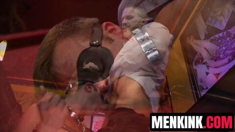 Dirk Caber spanks Connor Patricks then fucks him on pool table