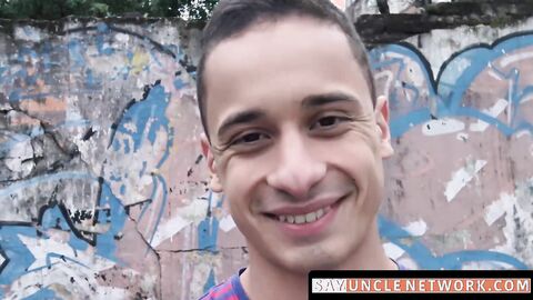 SayUncleNetwork.com - Hardcore threesome with big cocked straight bareback Ltinos