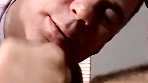 JoeSchmoeXXX.com - Fat hairy dude allows mature gay to suck him dry and happy