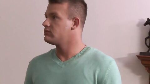 Twink takes his first cock from a dominant muscle jock