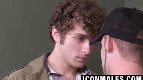 Twink takes his first cock from a dominant muscle jock