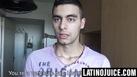 Latino earns cash taking bareback after POV blowjob