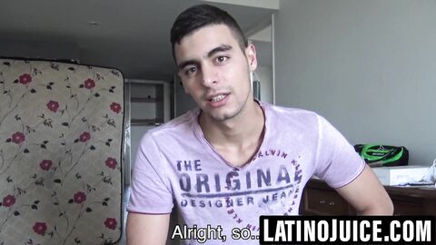 Latino earns cash taking bareback after POV blowjob