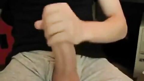 Big Cock, Huge Load! Amateur Handjob by a Man with a Big Dick!