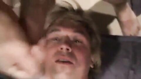 Big Cock Amateur Face Blasts Twink After Blowjob